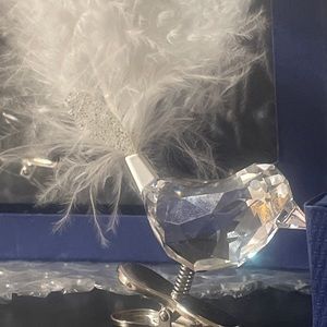 Swarovski bird clip ornament